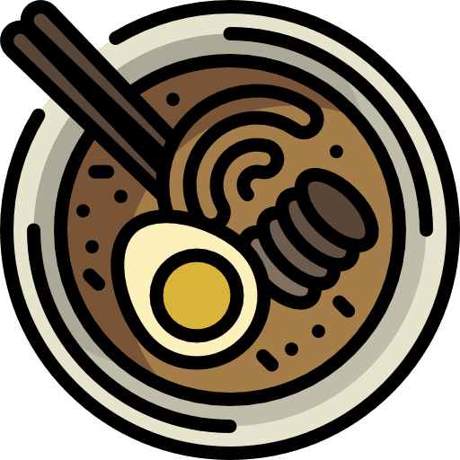 Ramen noodles food and restaurant ramen icon