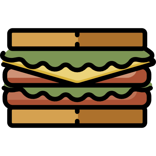 Sandwich lunch bread sandwich icon