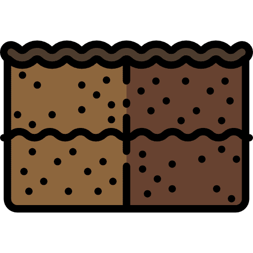 Brownie dessert cake brownie icon