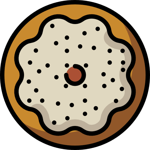 Doughnut sugar doughnut dessert icon