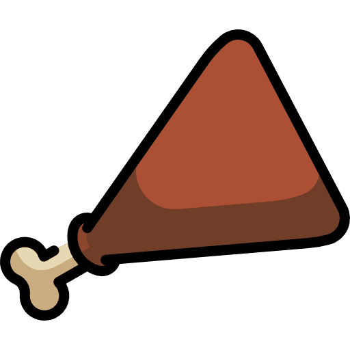 Ham ham ham leg food icon