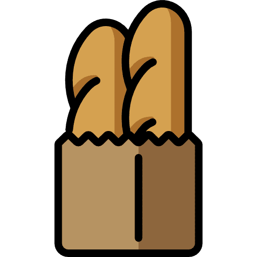 Bread bread breads healthy food icon