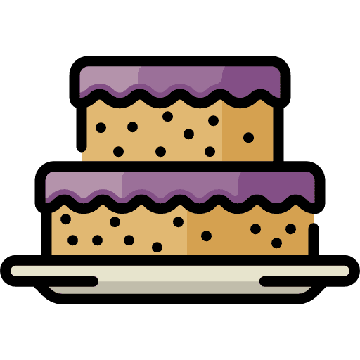 Cake sweet food cook icon