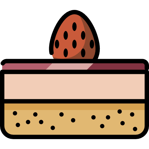 Piece of cake cake bakery food icon