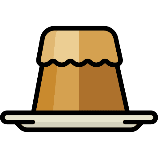 Pudding sweet dessert pudding icon