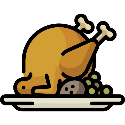 Roast chicken chicken leg food chicken icon