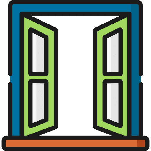 Windows electronics window curtains icon