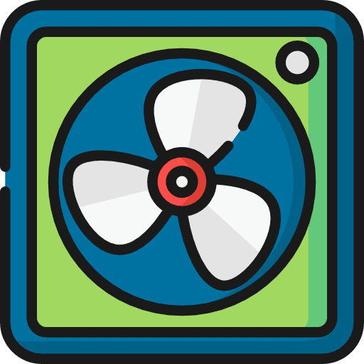 Fan cooling fresh fan icon