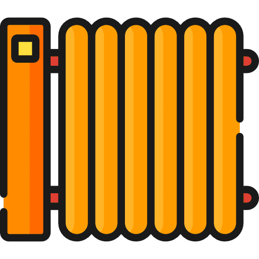 Heater warm hot electric icon