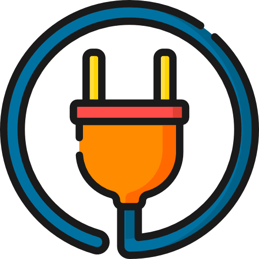Plug plug electronics power icon