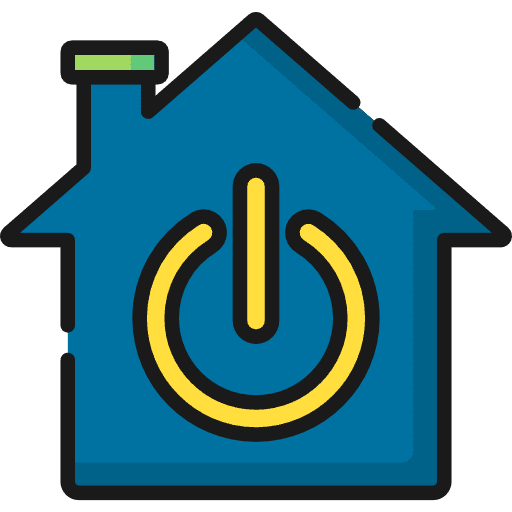 Smart home buildings real estate house icon