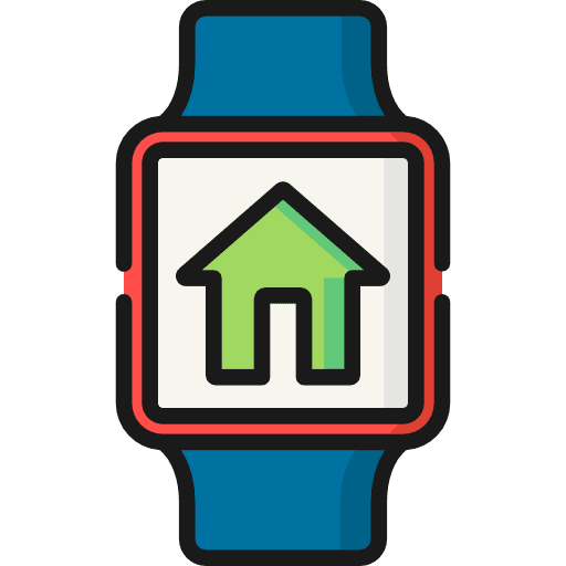 Smartwatch device smartwatch technology icon
