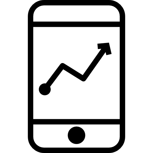 Smartphone touch screen technology communications icon