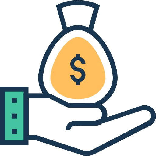 Money bag money currency money bag icon