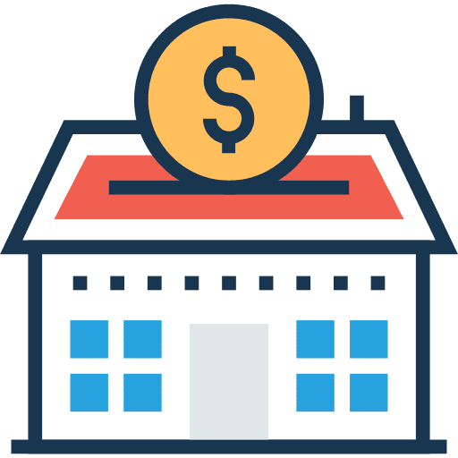 Mortgage house rent mortgage icon