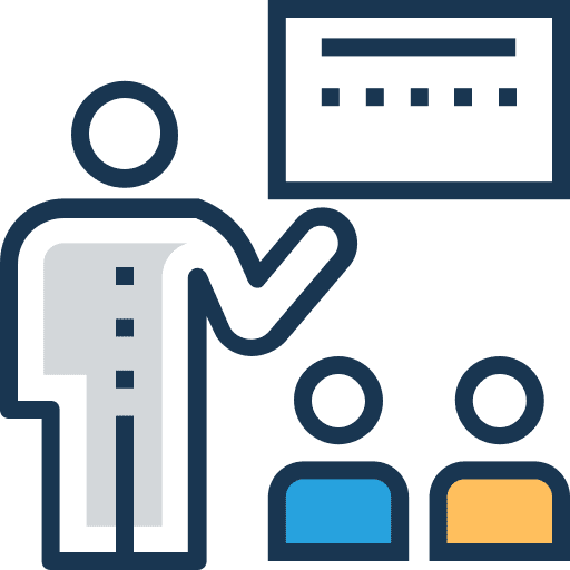 Presentation humanpictos education classroom icon