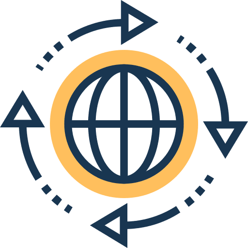 Worldwide earth globe world multimedia icon