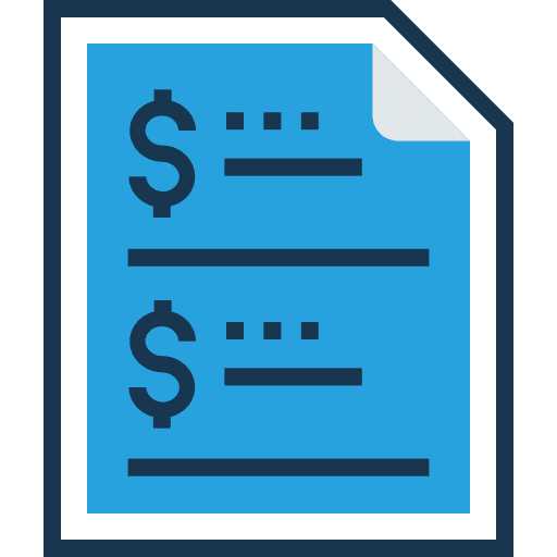 Invoice invoice business and finance ticket icon