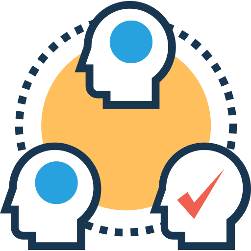 Brainstorming interface strategy business icon