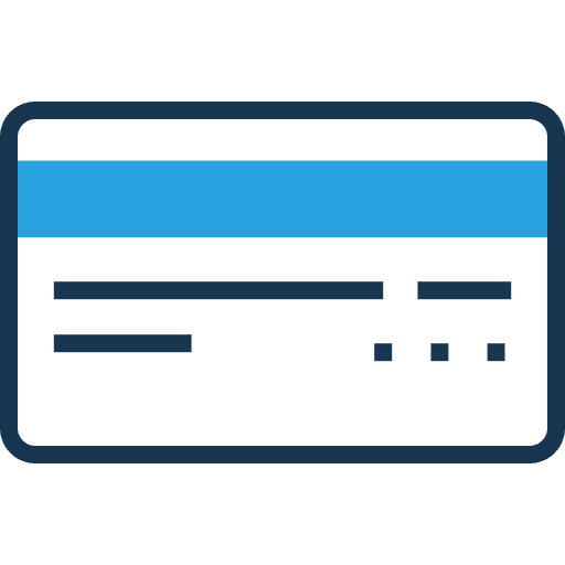 Credit card pay commerce credit card icon