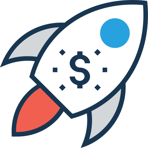 Startup rocket startup rocket ship icon