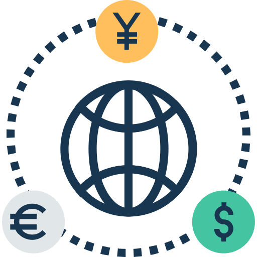 Exchange business and finance commerce exchange icon