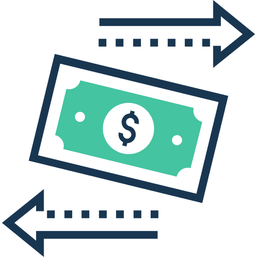 Money notes money currency icon