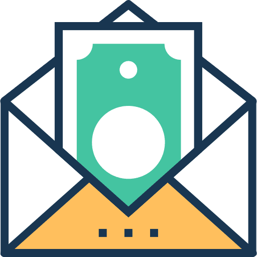 Money payment money envelope icon