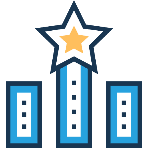 Podium position olympic games sports icon