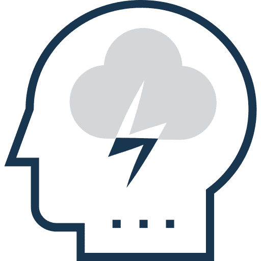 Brainstorm idea thinking brainstorm icon
