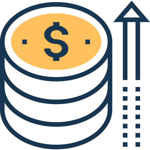 Dollar currency money business icon