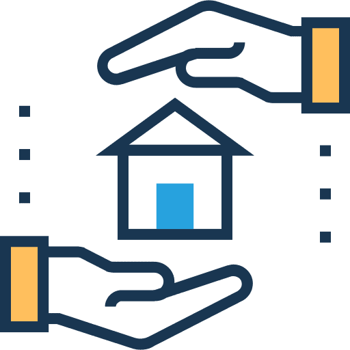 Insurance property house real estate icon