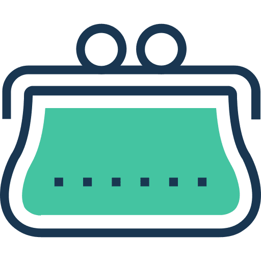 Purse money business purse icon