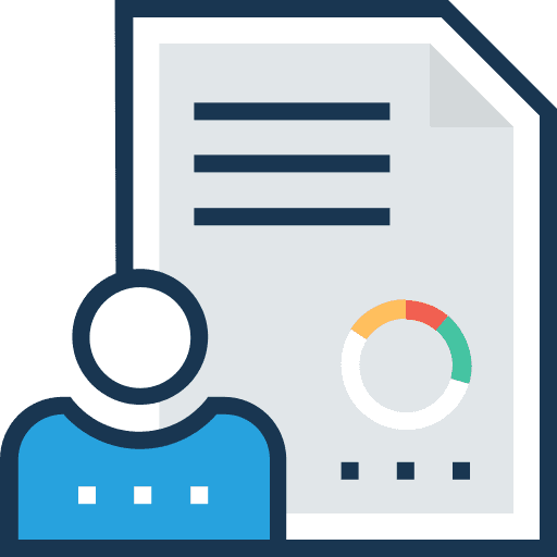 Contract degree contract interface icon