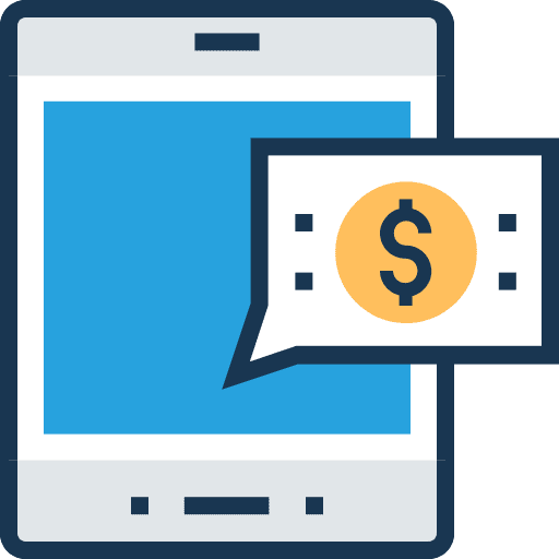 Tablet touch screen ipad electronic icon