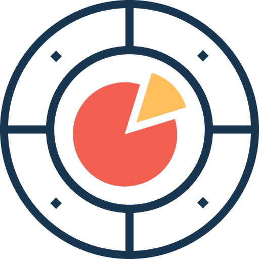 Pie chart pie chart marketing stats icon