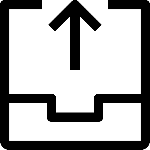 Outbox direction multimedia option arrows icon