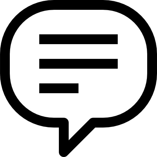 Chat chat speech bubble communication icon