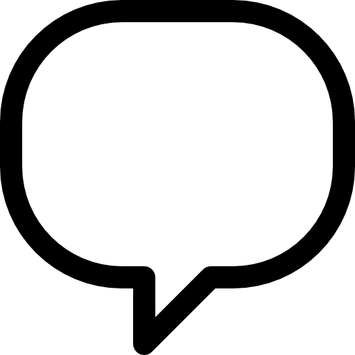 Chat conversation speech bubble communications icon