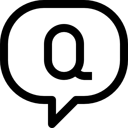 Chat speech bubble chat communications icon