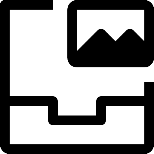 Inbox communications received email icon