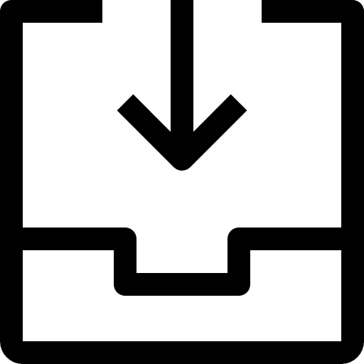 Inbox inbox received communications icon