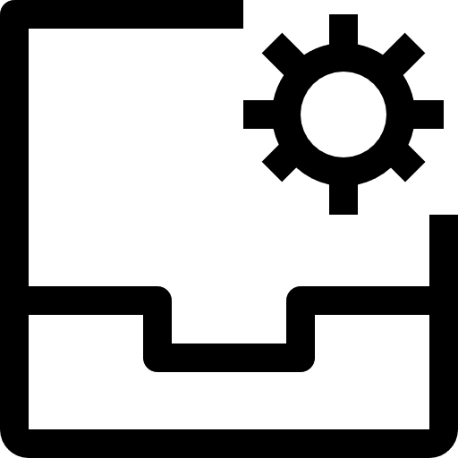 Inbox tool symbols mail icon