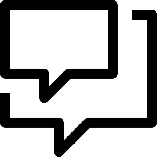 Chat speech bubble communication chat icon