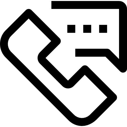 Phone call conversation call technology icon