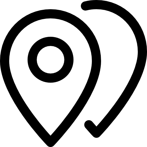 Locations maps and location locations signs icon