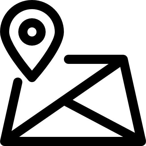 Map powerpoint position map location icon