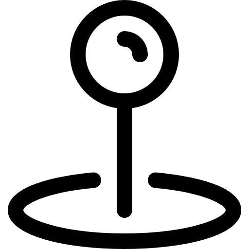 Pinned map point maps and location pinned icon