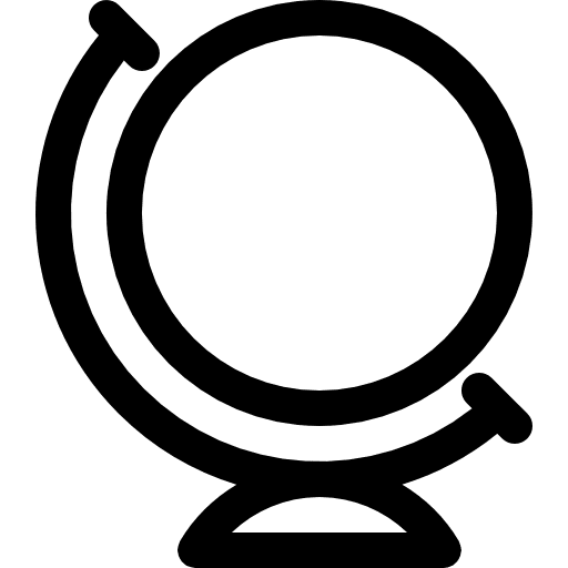 Globe globe earth grid planet earth icon