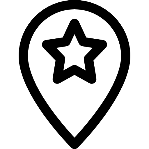 Location maps and flags pin location icon